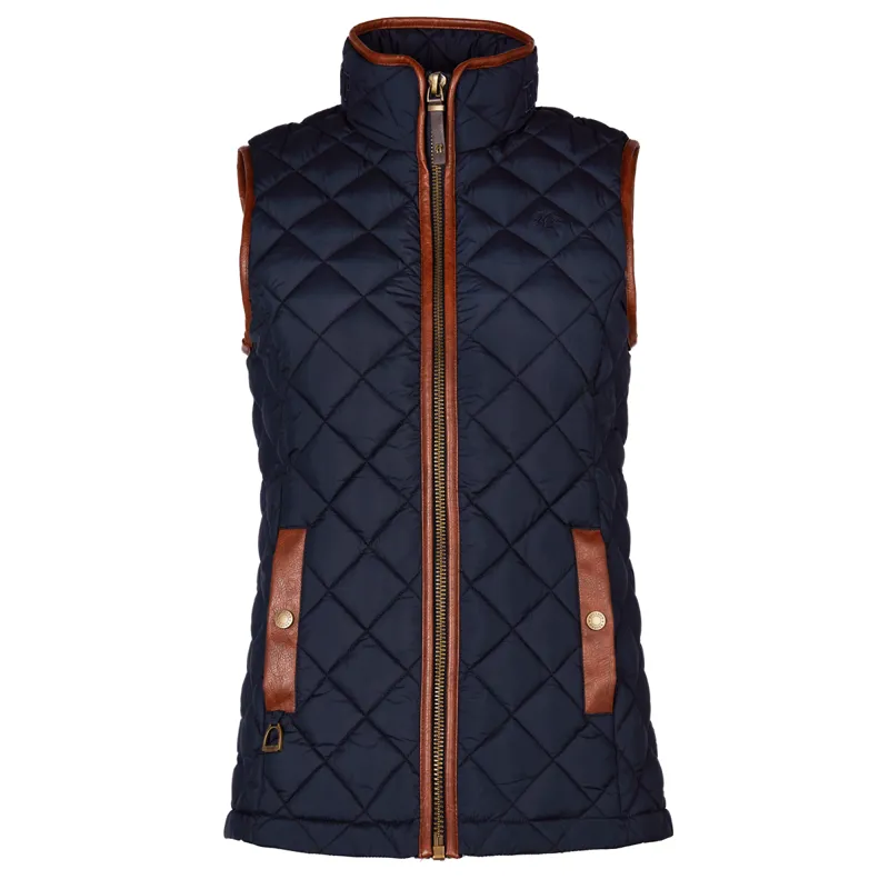 Holland Cooper Country Quilted Gilet - Ink Navy-4